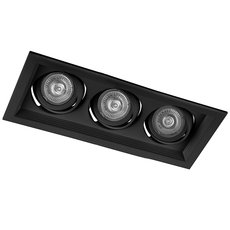 Точечный светильник с металлическими плафонами чёрного цвета Feron 32443