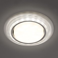 Точечный светильник с стеклянными плафонами белого цвета Feron 40522