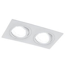 Точечный светильник с арматурой белого цвета, металлическими плафонами Feron 40529