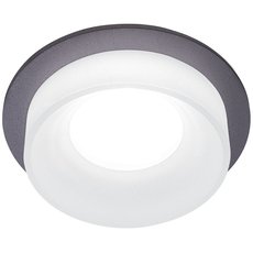 Точечный светильник с арматурой чёрного цвета, пластиковыми плафонами Feron 41136