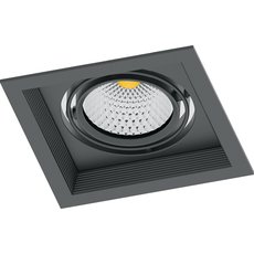Точечный светильник с арматурой чёрного цвета, плафонами чёрного цвета Feron 41289