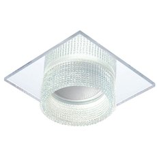 Точечный светильник с пластиковыми плафонами прозрачного цвета Feron 41415