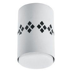 Точечный светильник с арматурой белого цвета, металлическими плафонами Feron 41455
