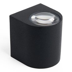 Светильник для уличного освещения с арматурой чёрного цвета, плафонами чёрного цвета Feron 48470