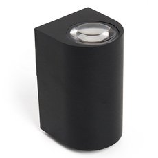 Светильник для уличного освещения с арматурой чёрного цвета, плафонами чёрного цвета Feron 48476