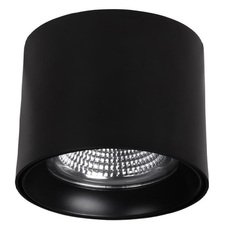 Точечный светильник с арматурой чёрного цвета, металлическими плафонами Crystal lux CLT 522C117 BL