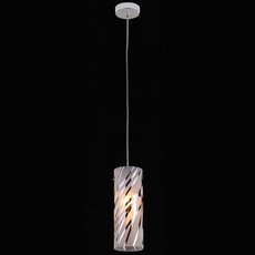 Светильник с арматурой хрома цвета, плафонами белого цвета Natali Kovaltseva 10681/1P CHROME