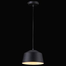 Светильник с арматурой чёрного цвета, плафонами чёрного цвета Natali Kovaltseva LOFT LUX 77003-1P BLACK