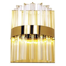 Бра с арматурой золотого цвета, плафонами прозрачного цвета Natali Kovaltseva LED LAMPS 81100/1W