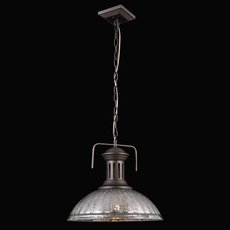 Светильник с арматурой коричневого цвета Natali Kovaltseva INDUSTRIAL 71017A/1P ANTIQUE GRAY