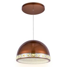Светильник с металлическими плафонами коричневого цвета Ambrella Light FA9497