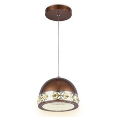 Светильник с металлическими плафонами коричневого цвета Ambrella Light FA9495