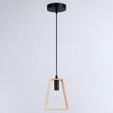 Светильник с арматурой чёрного цвета, плафонами бежевого цвета Ambrella Light TR80497
