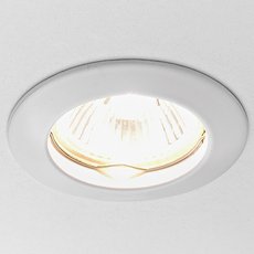 Точечный светильник с плафонами белого цвета Ambrella Light 863A WH