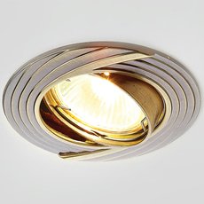 Точечный светильник с металлическими плафонами Ambrella Light 722 SB