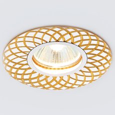 Точечный светильник с плафонами золотого цвета Ambrella Light A815 AL/G