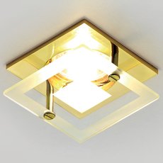 Точечный светильник с стеклянными плафонами Ambrella Light HS781 GD