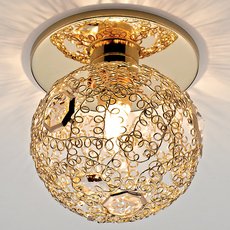 Точечный светильник с плафонами золотого цвета Ambrella Light D1002 G