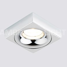 Точечный светильник с арматурой хрома цвета, плафонами белого цвета Ambrella Light A891 WH/CH