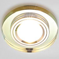 Точечный светильник с плафонами золотого цвета Ambrella Light 8060 GOLD