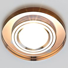 Точечный светильник с плафонами коричневого цвета Ambrella Light 8060 BR