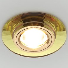 Точечный светильник с стеклянными плафонами Ambrella Light 8160 GOLD