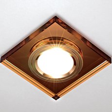 Точечный светильник с плафонами коричневого цвета Ambrella Light 8170 BR