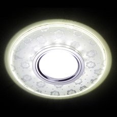 Точечный светильник с арматурой белого цвета, пластиковыми плафонами Ambrella Light S170 CL/CH