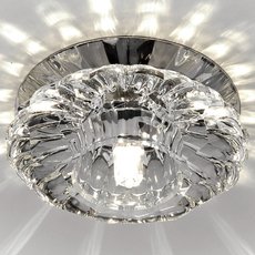 Точечный светильник с плафонами прозрачного цвета Ambrella Light D8180 CL/CH