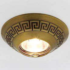 Точечный светильник с металлическими плафонами Ambrella Light D1158 SB