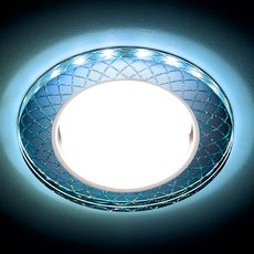 Точечный светильник с плафонами прозрачного цвета Ambrella Light G245 CH/PR/CLD