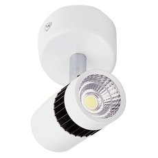 Точечный светильник с арматурой белого цвета, металлическими плафонами Ambrella Light TN101/5W WH/BK