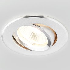 Точечный светильник с арматурой алюминия цвета, металлическими плафонами Ambrella Light A502 AL