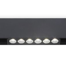 Шинная система с металлическими плафонами чёрного цвета Ambrella Light GL4019