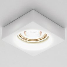 Точечный светильник с арматурой белого цвета, стеклянными плафонами Ambrella Light D9171 MILK