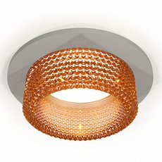 Точечный светильник с плафонами коричневого цвета Ambrella Light XC6514044