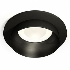 Точечный светильник с арматурой чёрного цвета, металлическими плафонами Ambrella Light XC6513021