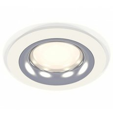 Точечный светильник с плафонами серебряного цвета Ambrella Light XC7621003