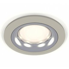 Точечный светильник с плафонами серебряного цвета Ambrella Light XC7623003