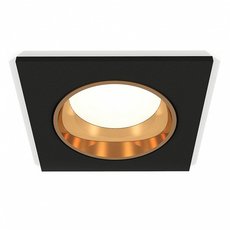 Точечный светильник с арматурой чёрного цвета, плафонами золотого цвета Ambrella Light XC6521004