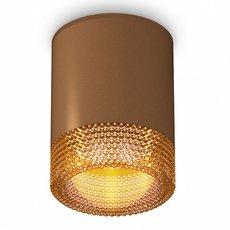 Точечный светильник с плафонами коричневого цвета Ambrella Light XS6304020