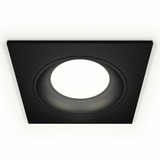 Точечный светильник с арматурой чёрного цвета, плафонами чёрного цвета Ambrella Light XC7632060