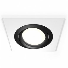 Точечный светильник с арматурой белого цвета, плафонами чёрного цвета Ambrella Light XC7631081