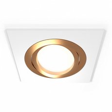 Точечный светильник с плафонами золотого цвета Ambrella Light XC7631083
