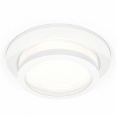 Точечный светильник с арматурой белого цвета, плафонами белого цвета Ambrella Light XC6512060