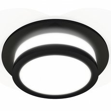Точечный светильник с арматурой чёрного цвета, металлическими плафонами Ambrella Light XC7622041