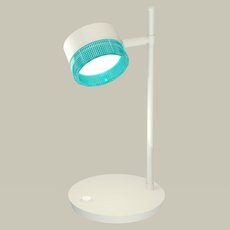 Настольная лампа с арматурой белого цвета, металлическими плафонами Ambrella Light XB9801251