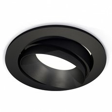 Точечный светильник с арматурой чёрного цвета, металлическими плафонами Ambrella Light XC7652021