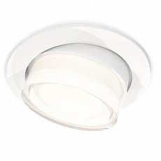 Точечный светильник с плафонами белого цвета Ambrella Light XC7651083