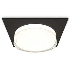 Точечный светильник с арматурой чёрного цвета, плафонами белого цвета Ambrella Light XC8062022